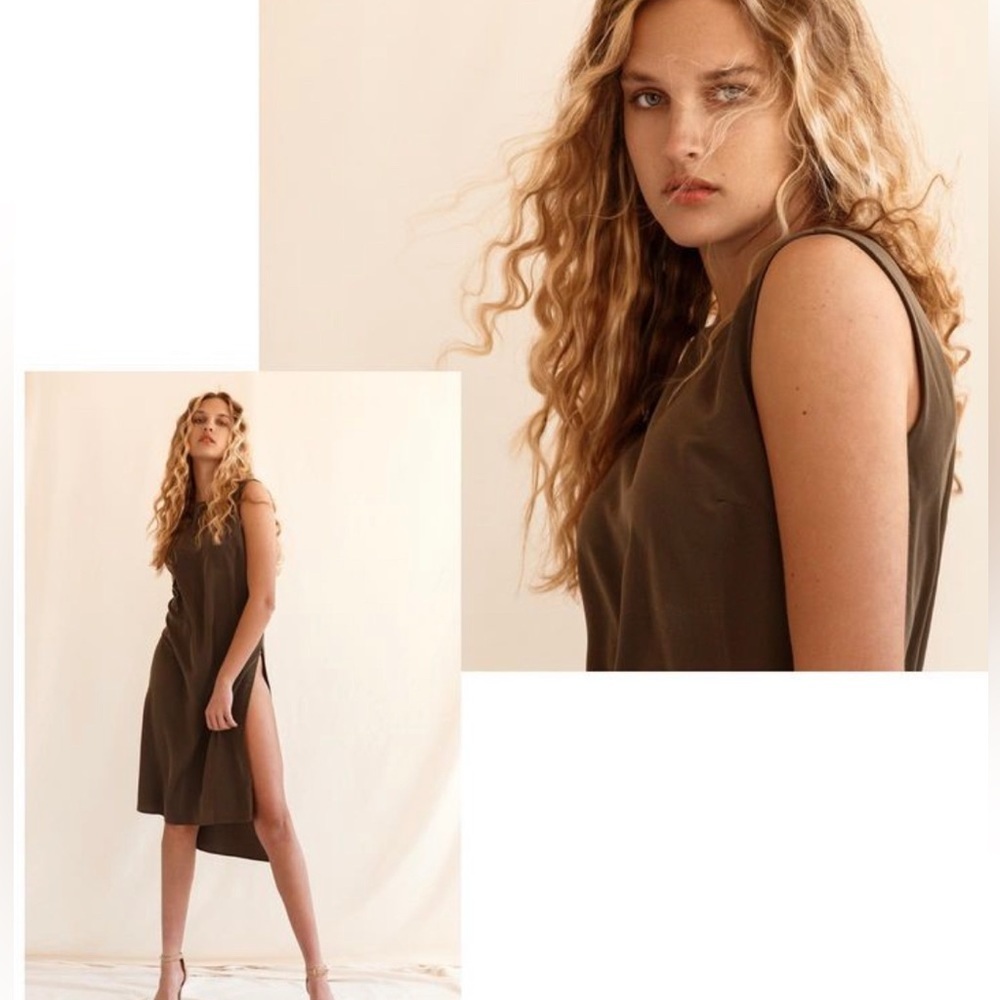 Army Green Tunic Dress